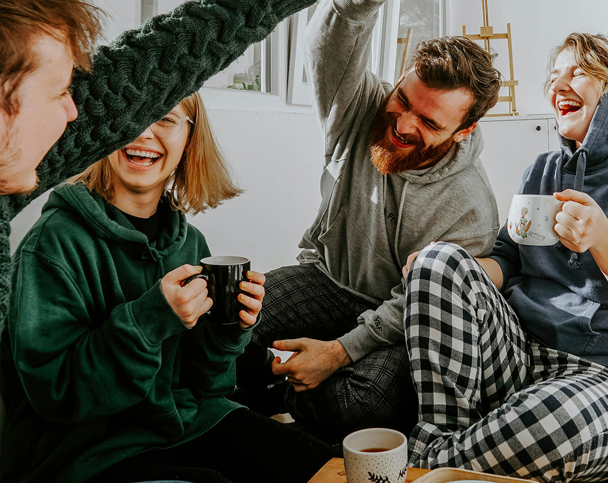 Groupe d'amis en weekend en Anjour